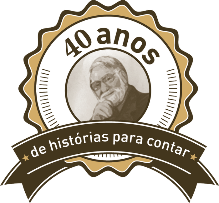 Selo 40 anos de histórias para contar